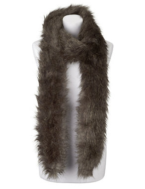 Faux Fur Scarf Image 2 of 3