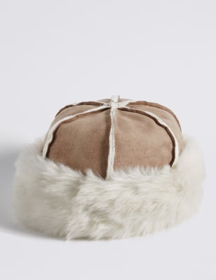 m&s fur hat