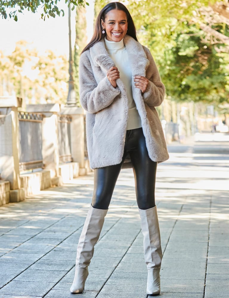 White single breasted coat best sale
