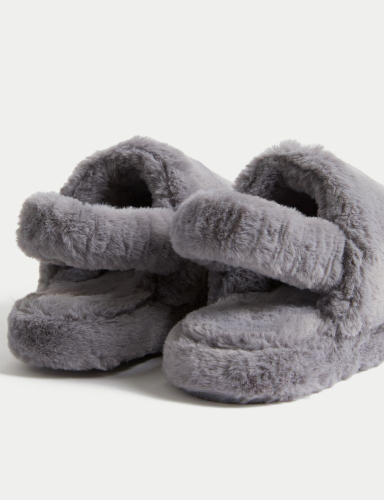 Faux Fur Slippers with Freshfeet™ 3 of 3