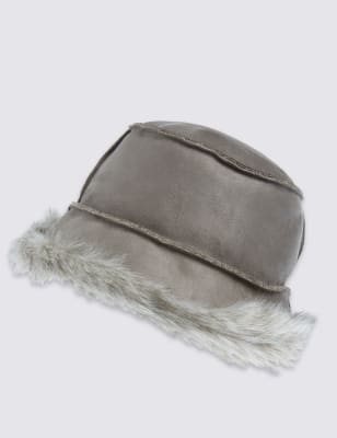 m&s fur hat