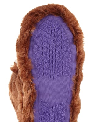 Faux Fur The Gruffalo Slippers Younger Boys M S