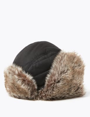 M&s cheap fur hat