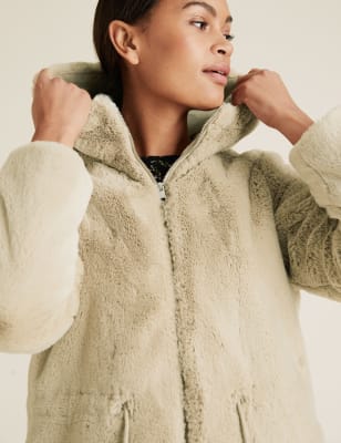 Marks and spencer store faux fur coat