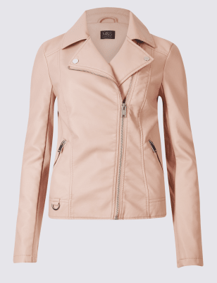 Marks & spencer hot sale leather jackets