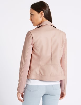 Marks and spencer curve hotsell leather jacket