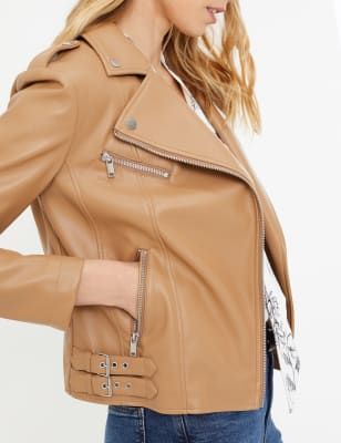 M and s 2025 faux leather jacket