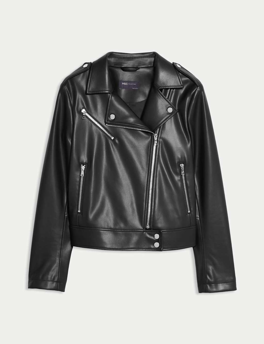 M&s leather jackets ladies online