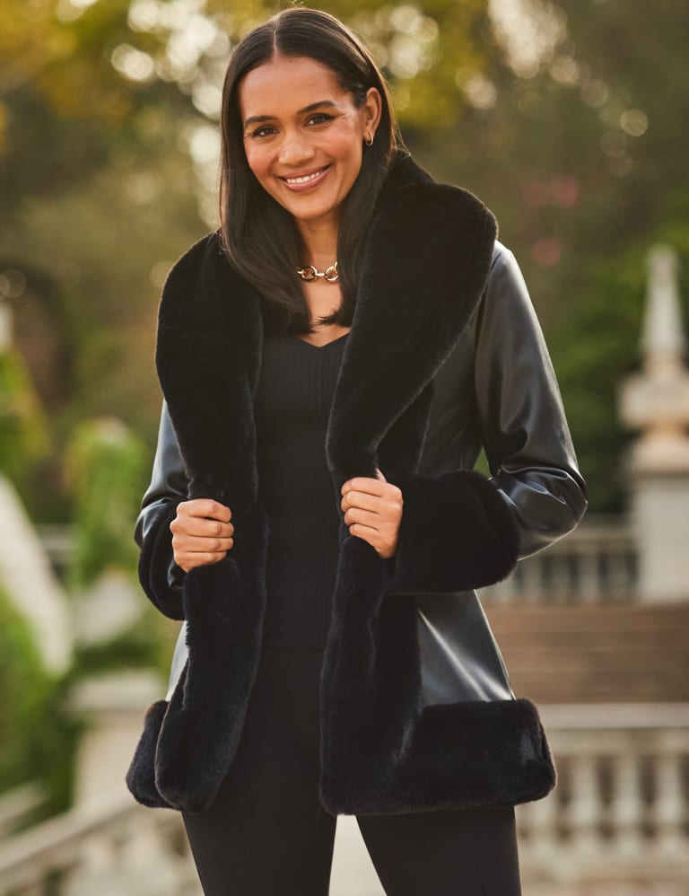 M&s online leather coats