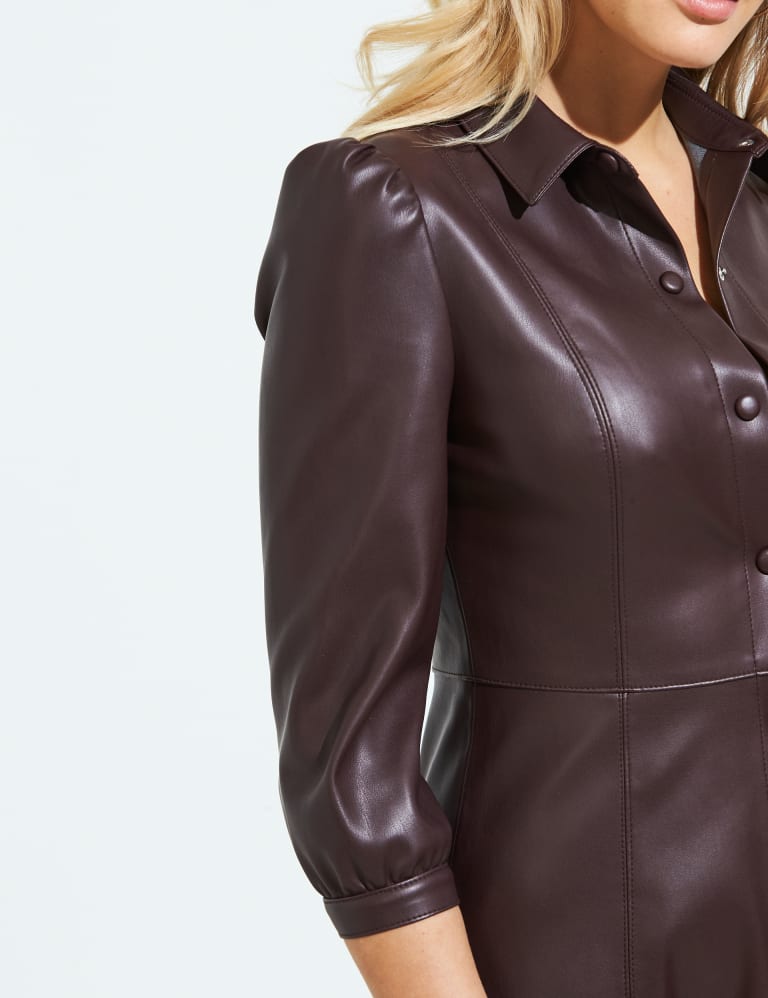 Marks and spencer leather dress deals