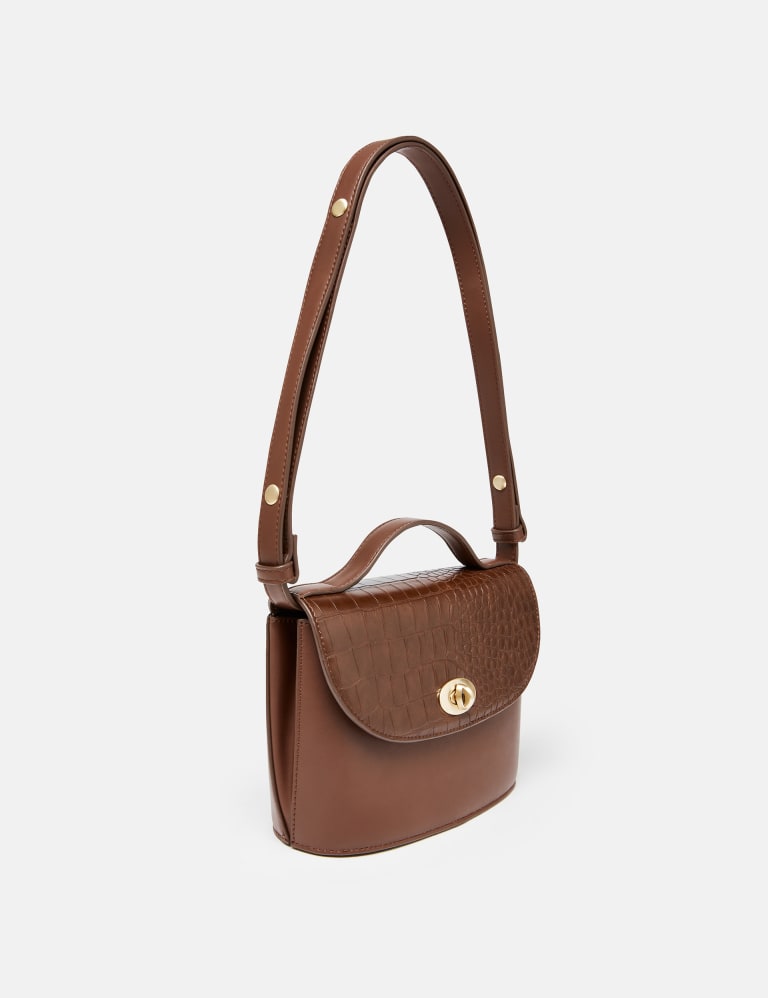 Faux Leather Cross Body Bag Joules M&S