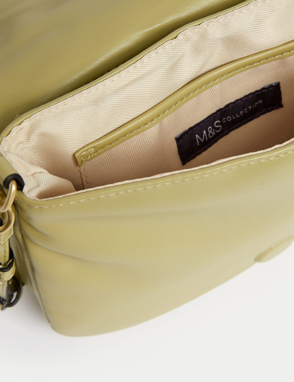 Faux Leather Cross Body Bag M S Collection M S