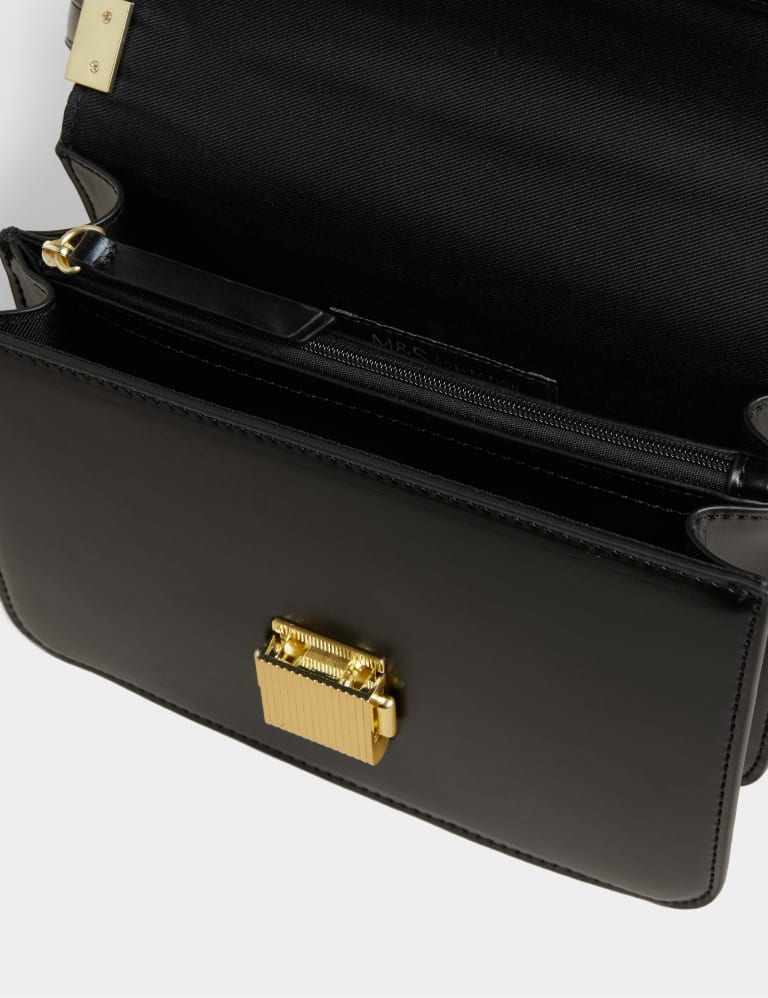Faux Leather Cross Body Bag