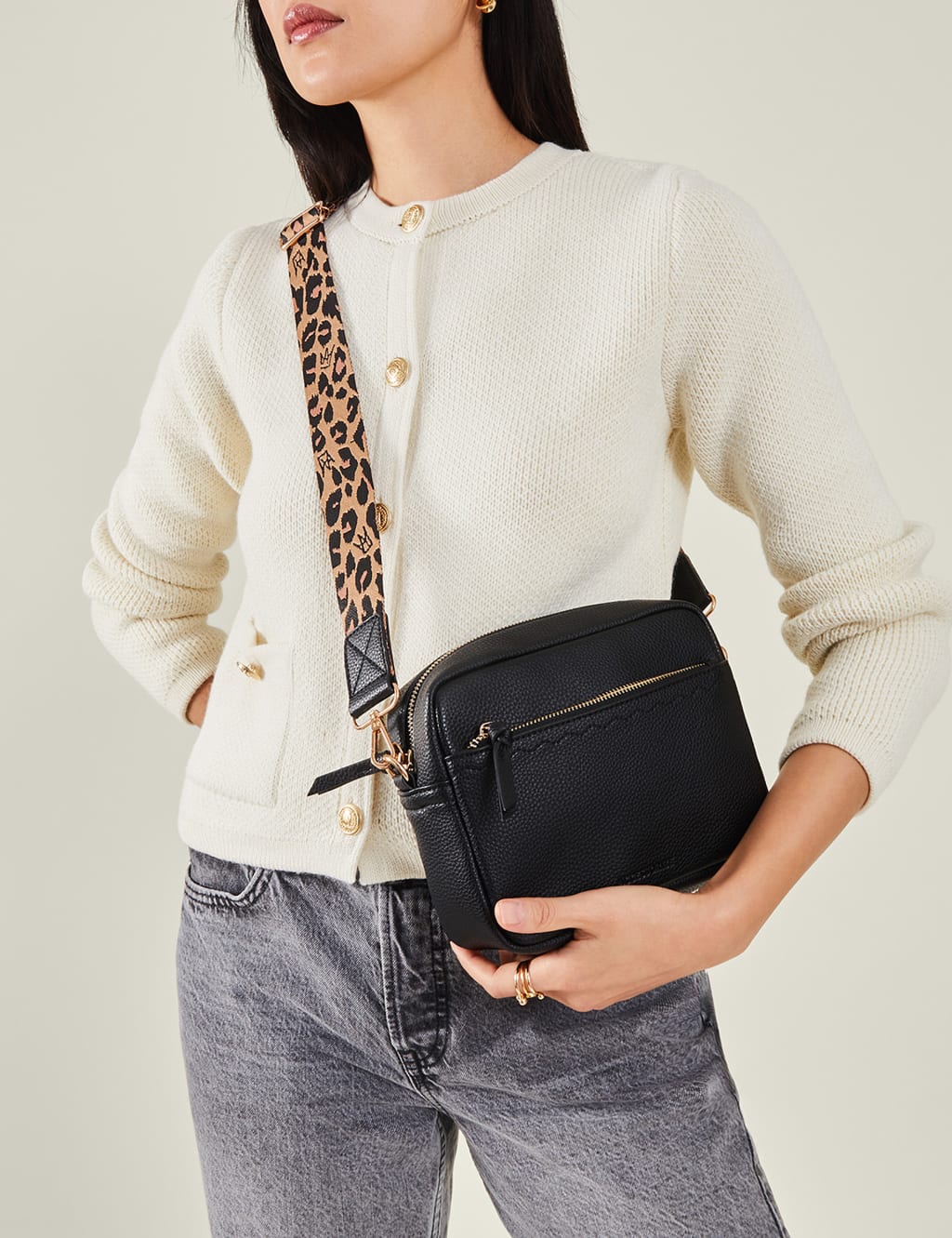 Faux Leather Cross Body Camera Bag ACCESSORIZE M&S — free download