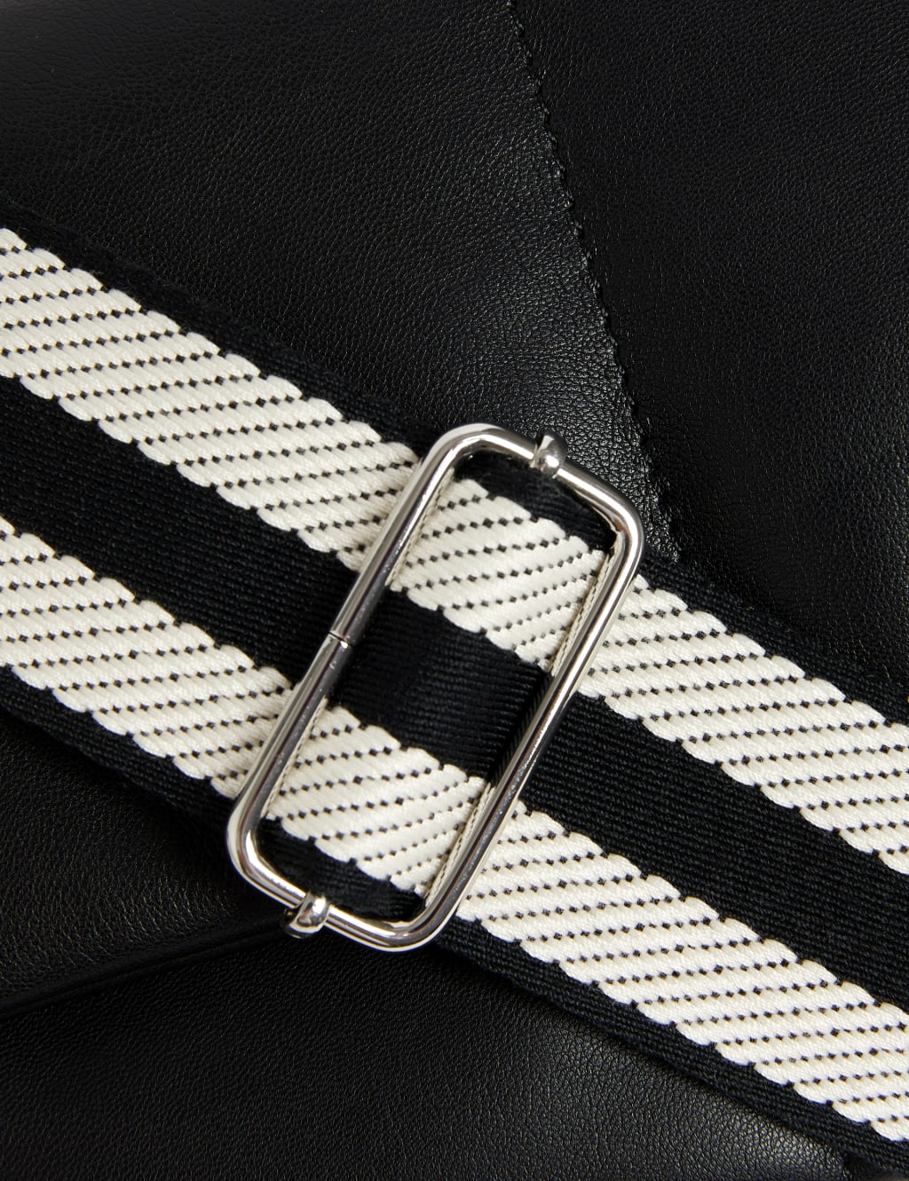 Faux Leather Cross Body Messenger Bag M&S Collection M&S