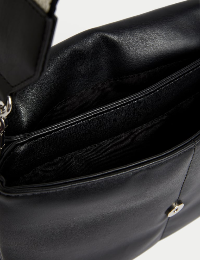 Messenger bag faux leather clearance