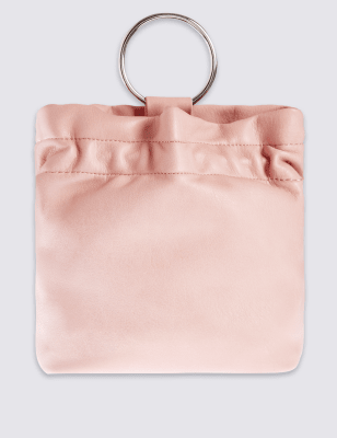 Faux Leather Drawstring Duffle Bag | M&S Collection | M&S