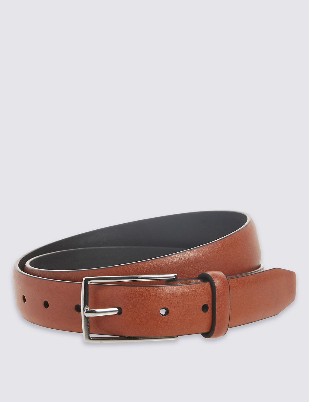 Faux Leather Edge Buckle Belt 1 of 1