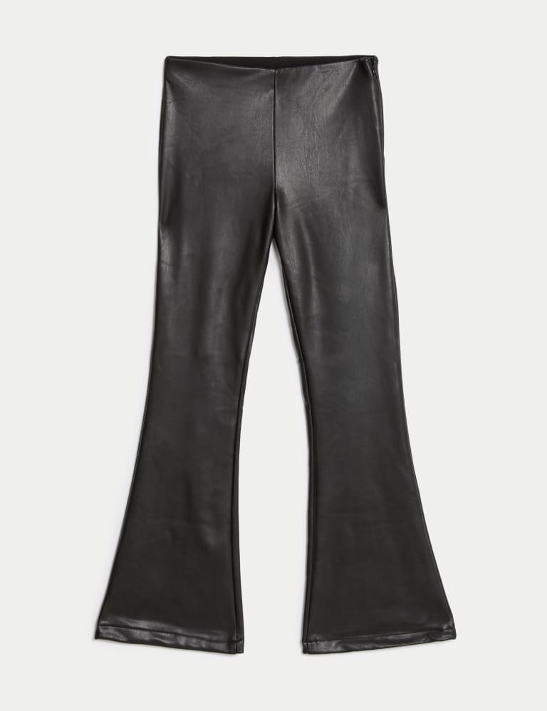Faux Leather Flared Trousers 6 16 Yrs