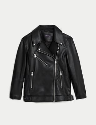 Motorcycle faux leather clearance jacket