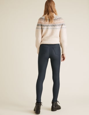 m&s black jeggings