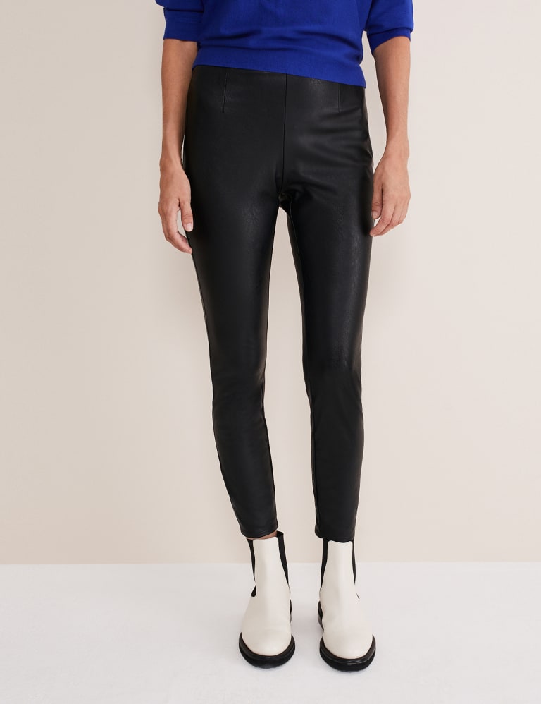 Faux Leather Jeggings