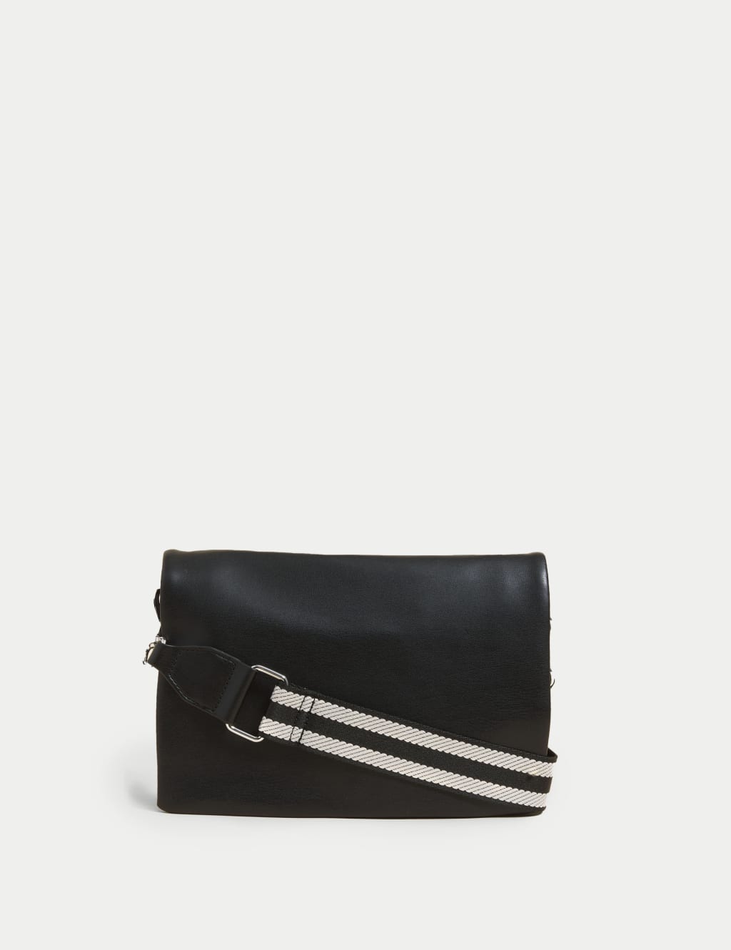 Faux Leather Messenger Cross Body Bag M&S Collection M&S