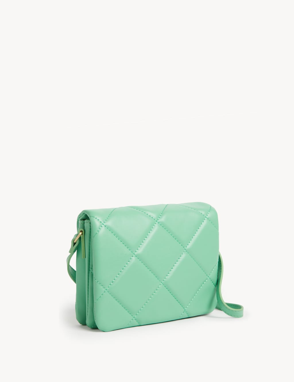 Faux Leather Mini Cross Body Bag 1 of 4