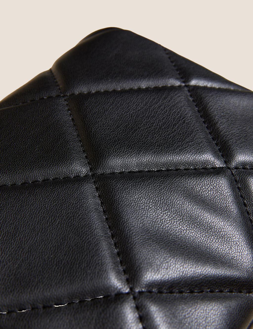 Faux Leather Mini Cross Body Bag 1 of 5
