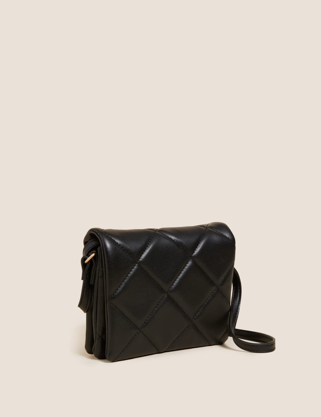 Faux Leather Mini Cross Body Bag 1 of 5