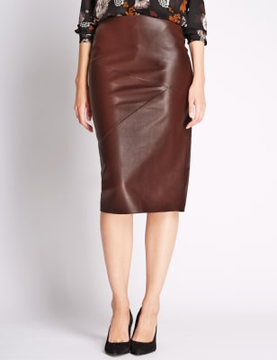 Express vegan hotsell leather pencil skirt