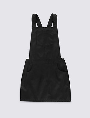 Faux Leather Pinny Dress (5-14 Years) Image 2 of 3