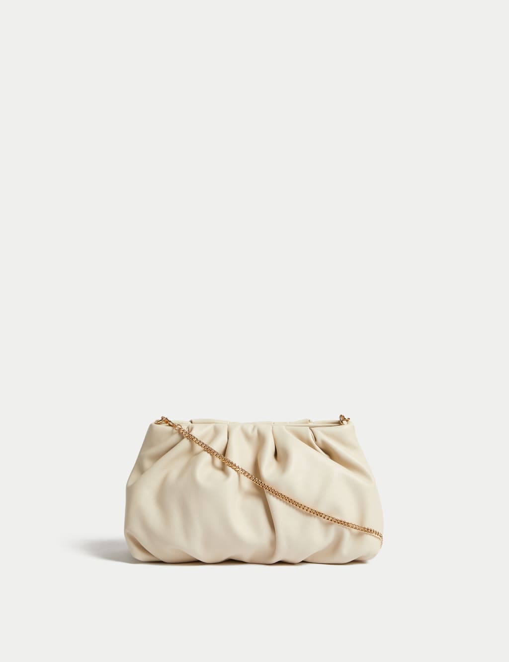 Ruched 2025 clutch bag
