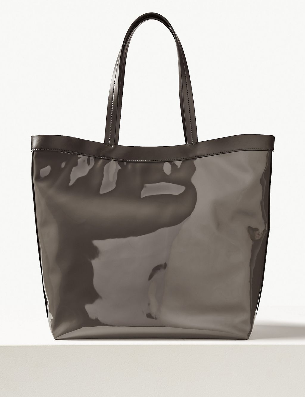 Faux Leather Shopper Bag 4 of 6