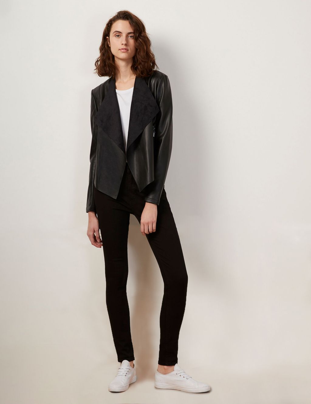 Faux Leather Short Jacket | French Connection | M&S