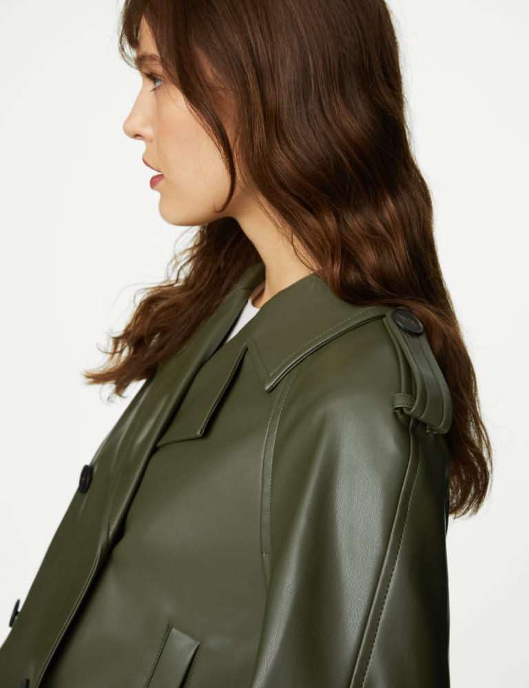 Marks and spencer curve leather jacket on sale
