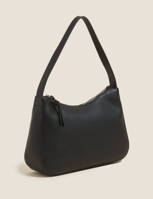 Black Leather Shoulder Bag