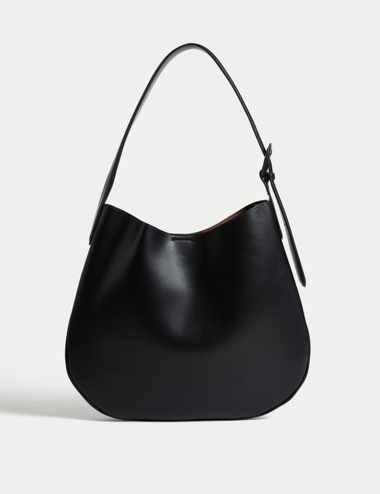 Faux Leather Shoulder Bag | M&S Collection | M&S