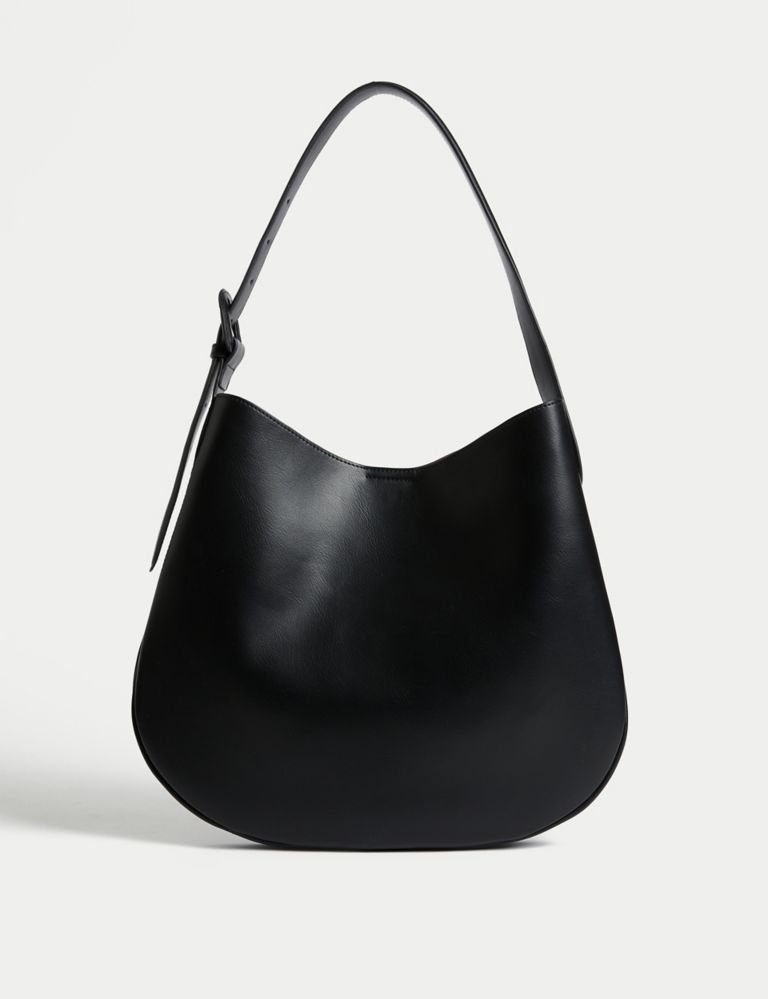 Faux Leather Shoulder Bag | M&S Collection | M&S