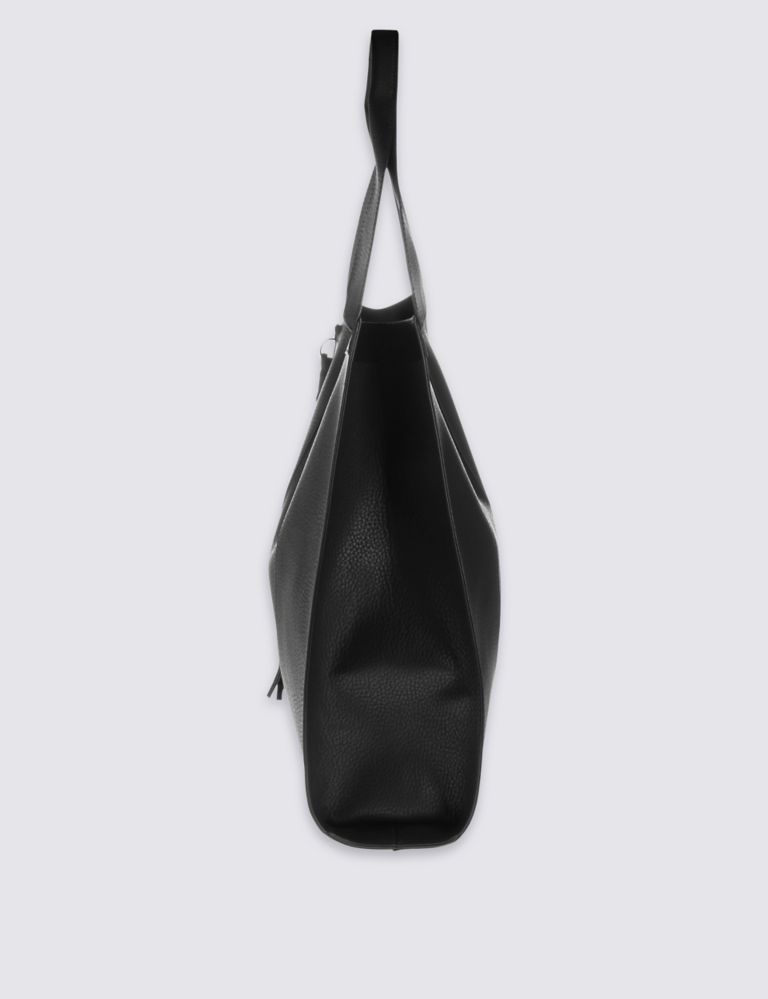 Faux Leather Sling Hobo Bag 3 of 5