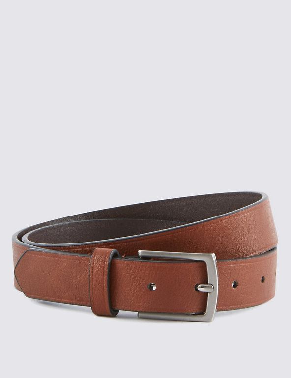Faux Leather Square Buckle Belt Image 1 of 2