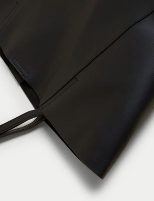 Faux Leather Tote Bag Image 2 of 4