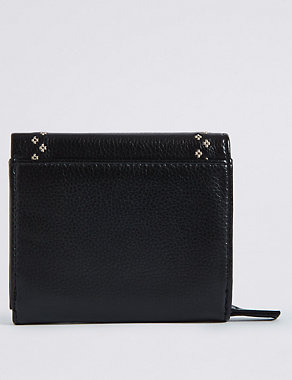 Faux Leather Twin Needle Purse with Cardsafe™ Image 2 of 4