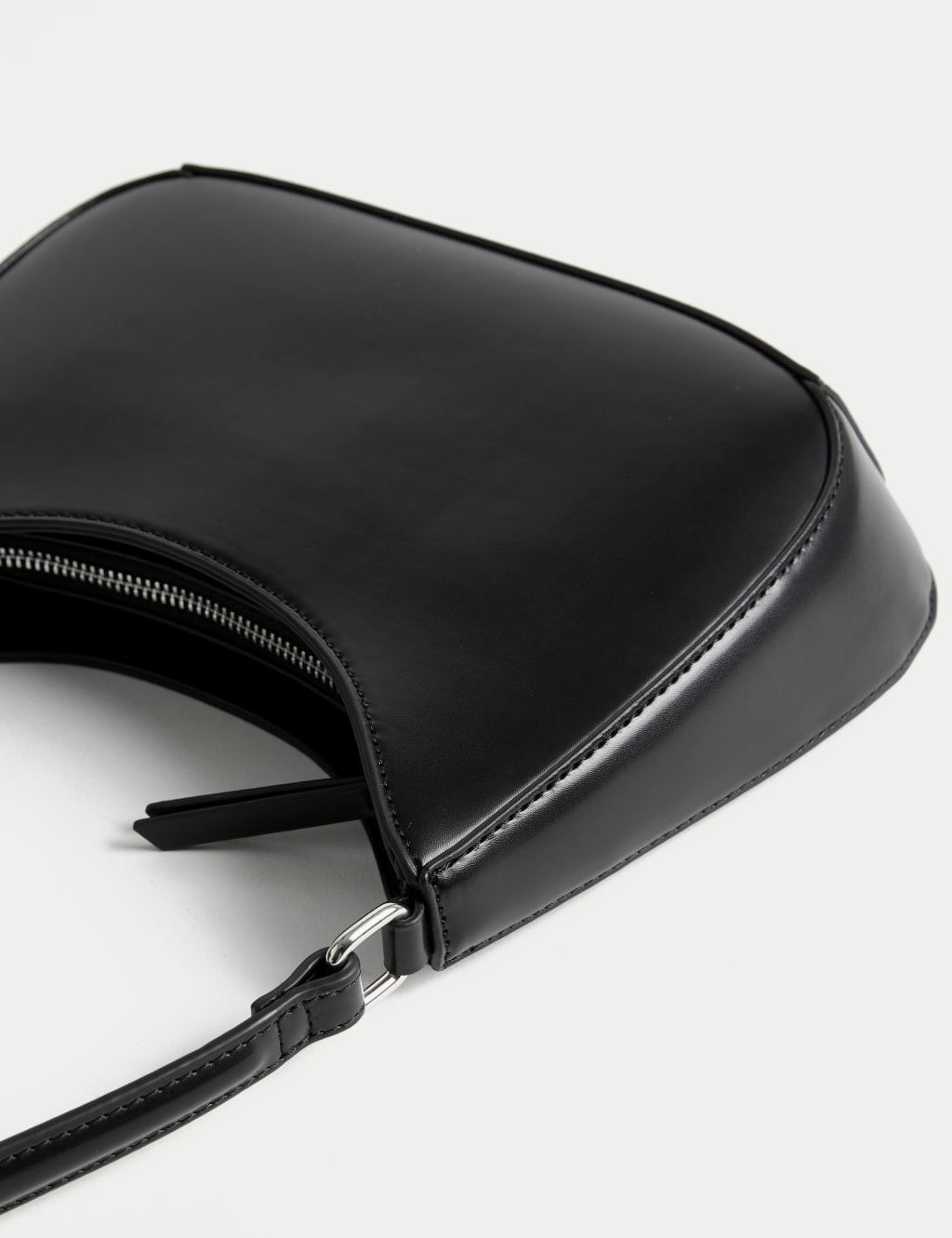 Faux Leather Underarm Bag M&S Collection M&S