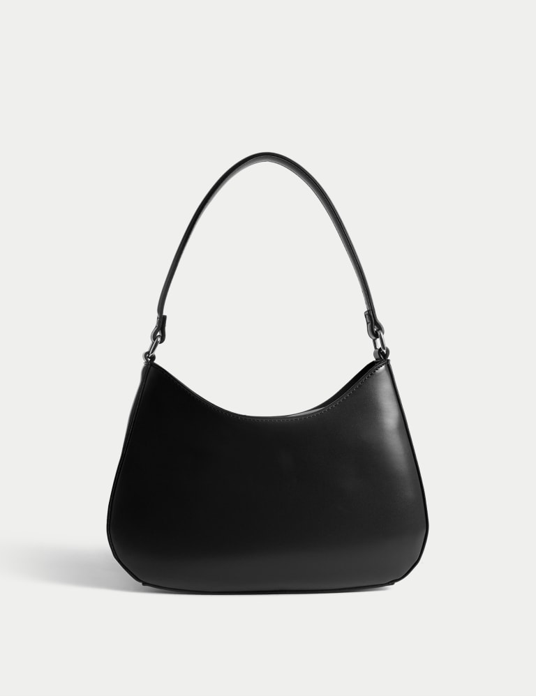 Faux Leather Underarm Bag M S Collection M S