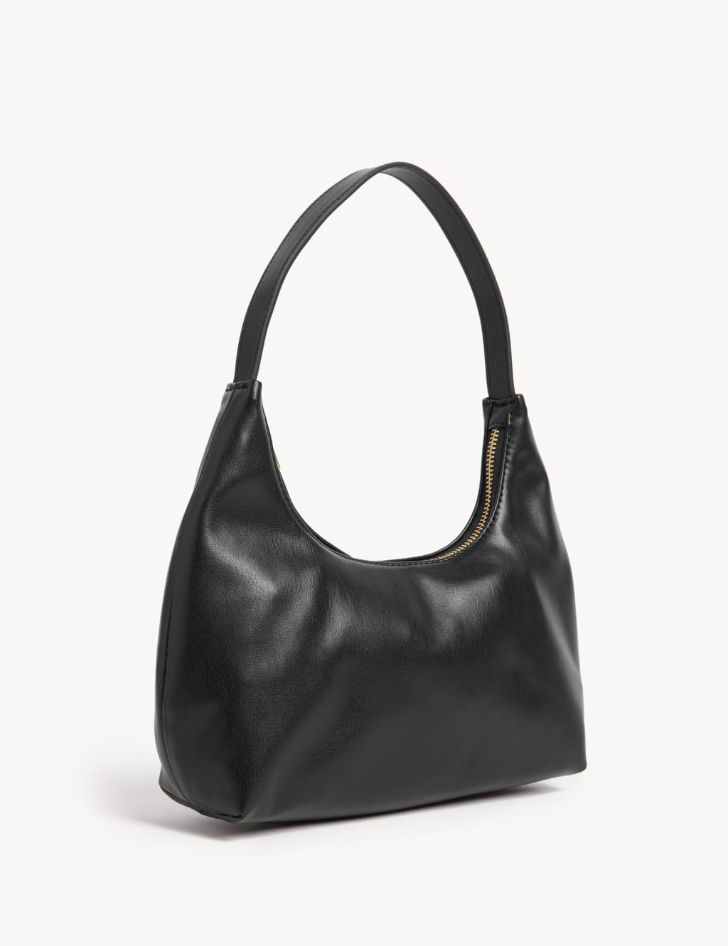 Faux Leather Underarm Shoulder Bag M&S Collection M&S