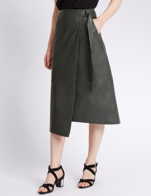 marks and spencer midi skirt