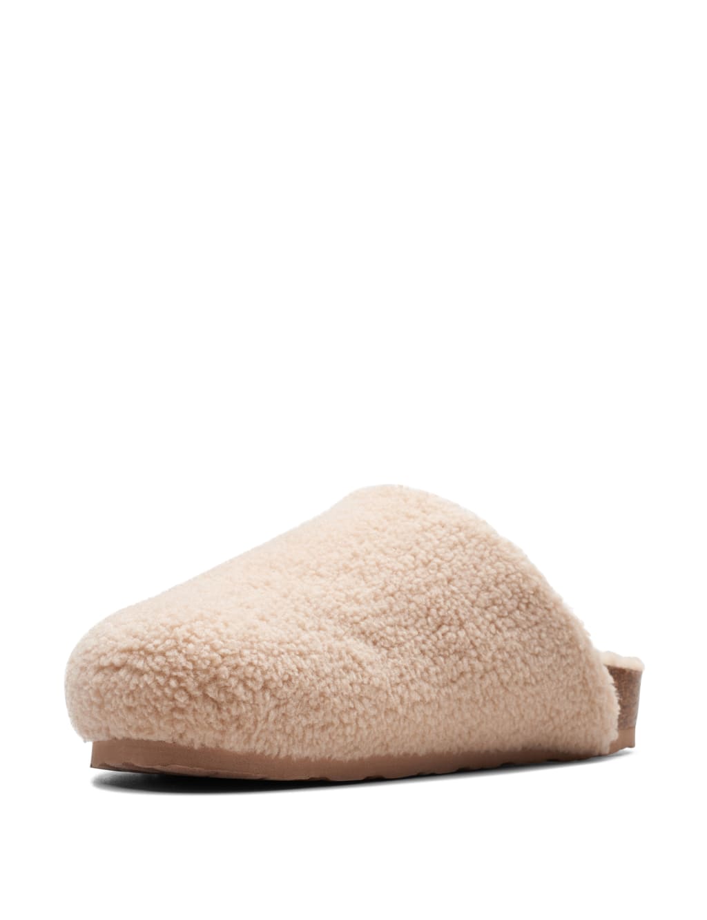 Clarks shearling slippers shop