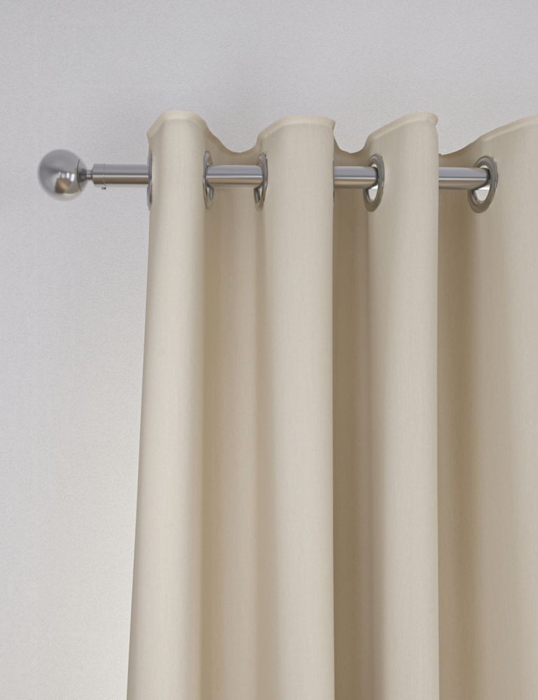 Faux Silk Eyelet Blackout Curtains 1 of 6