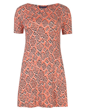 Faux Snakeskin Print Tunic Image 2 of 4